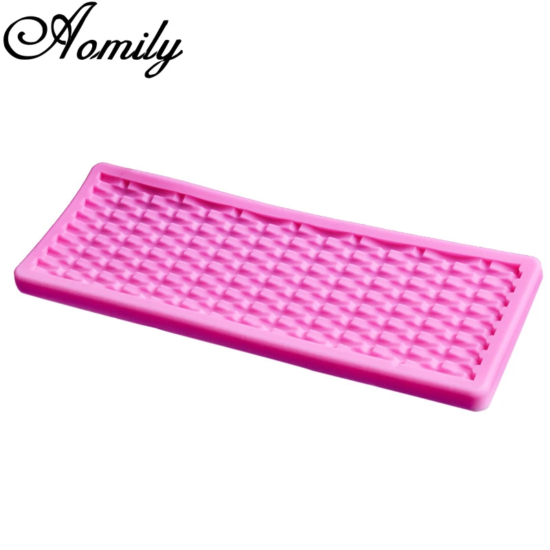 Aomily Braided Twist Rope Shape Silicone Molds Fondant Cake Decorating Tools Chocolate Candy Mold Resin Clay Mould Baking Tool