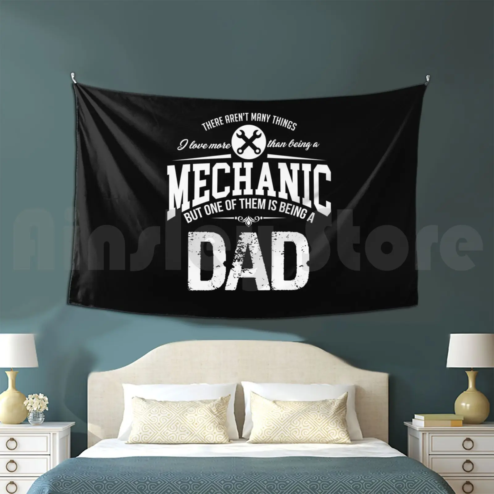 Tapestry Mechanic Dad Shirt , Fathers Day Shirt , Mechanic Gift , Fathers Day Present