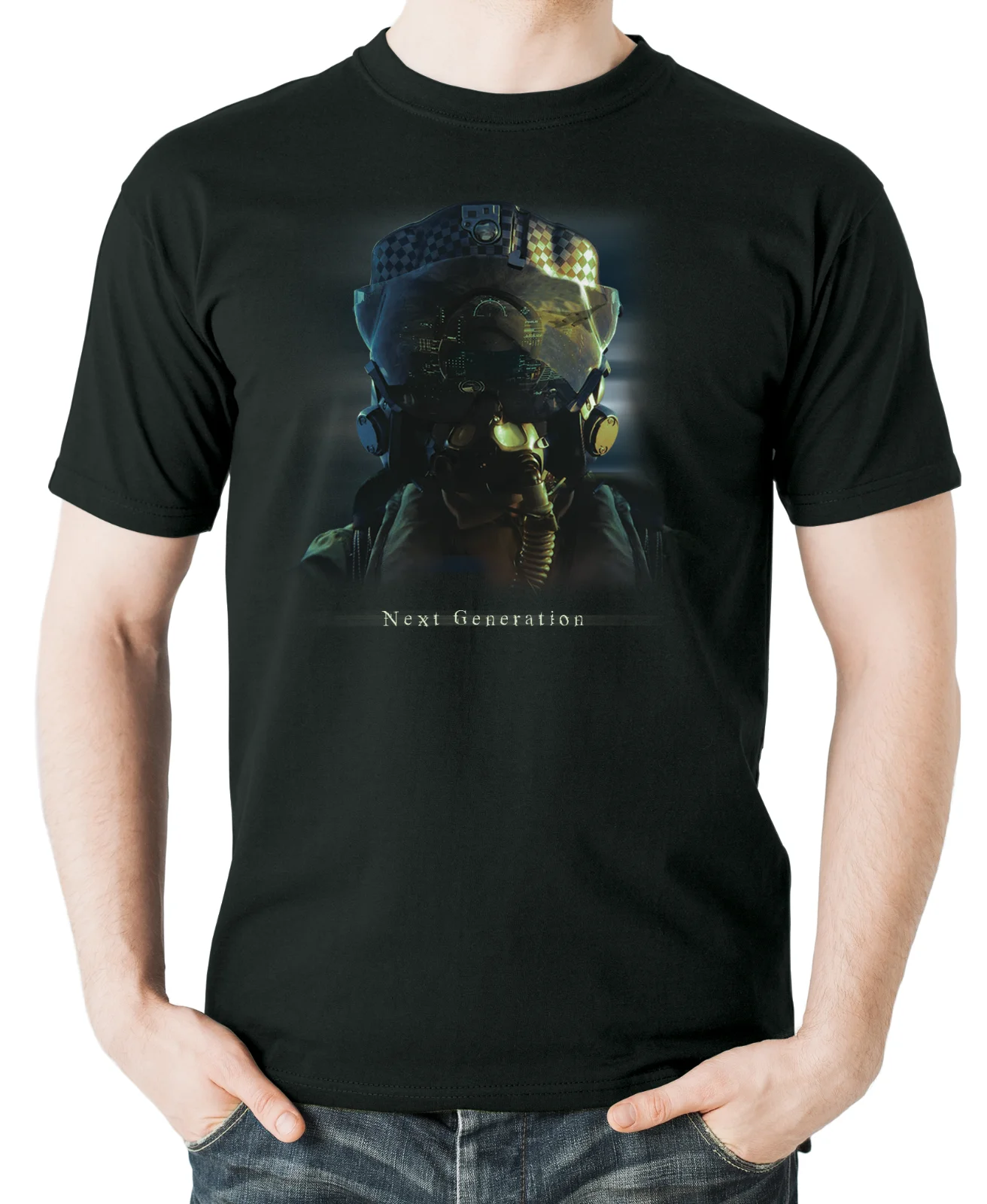 

Aviation Themed Next Generation Pilot's Tactical Helmet T-Shirt. Summer Cotton Short Sleeve O-Neck Mens T Shirt New S-3XL