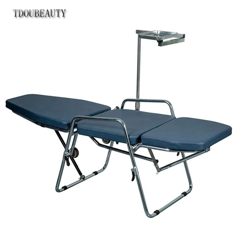 TDOUBEAUTY Foldable Dental Chair/Portable Dental Patient Chair With Light & Spittoon