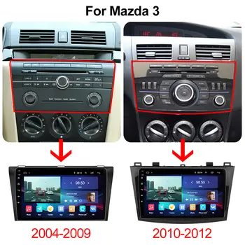 10 最佳銷售 馬自達3安卓車用收音機 - №1