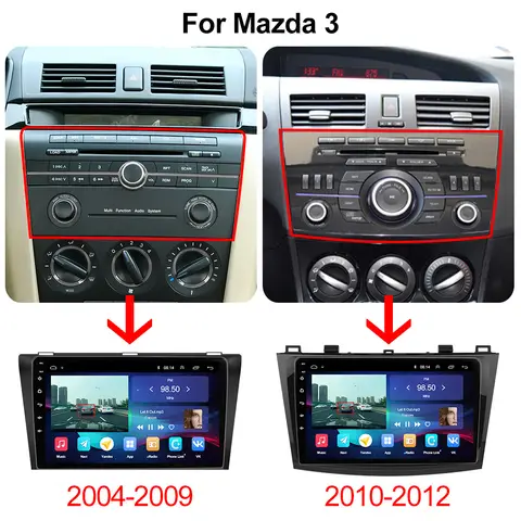 10 best selling car radio android mazda 3 - №1