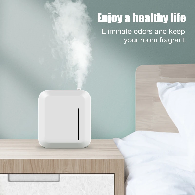 Lntelligent Mesin Aroma Wewangian Minyak Diffuser Aroma Minyak Esensial 150Ml Kontrol Aplikasi Pengatur Waktu untuk Rumah Hotel Kantor