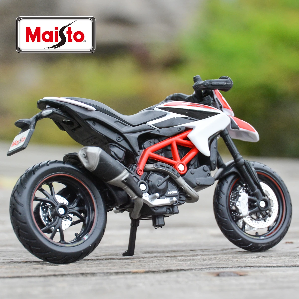 Maisto 1:18 ducati-hypermotard sp 2013 estática morrer cast veículos colecionáveis hobbies modelo de motocicleta brinquedos