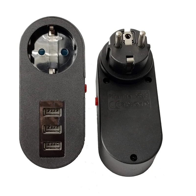 EU รั่วปลั๊กป้องกันแรงดันไฟฟ้าอัตโนมัติ Protector Switcher AVS 10A 100-250V ป้องกันไฟกระชากสำหรับเครื่องใช้ในบ้าน