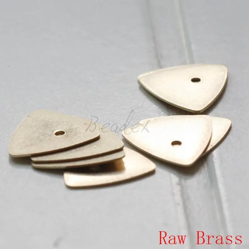 Solid Brass Triangle Disc - Spacer 17.5mm (3727C-V-139)