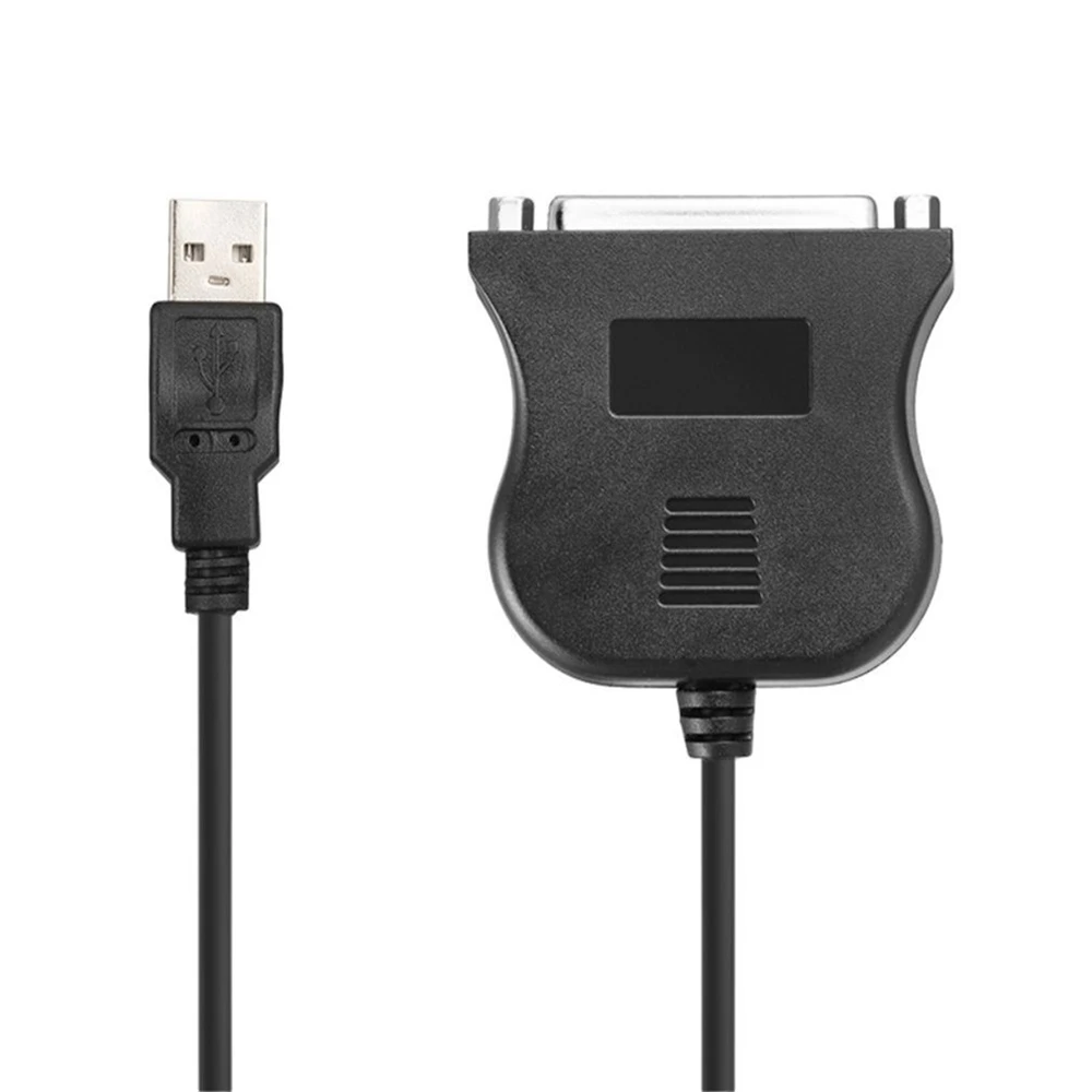 Nowy kabel równoległy USB do IEEE 1284 DB25 25-pinowy żeński Adapter kablowy drukarki