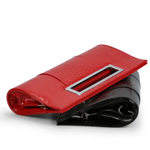 Imagen 2 del producto Bolso de mano Simple de alta calidad para mujer, bolso de hombro de cuero PU elegante con patrón de cocodrilo, Bolso pequeño para fiesta, nuevo