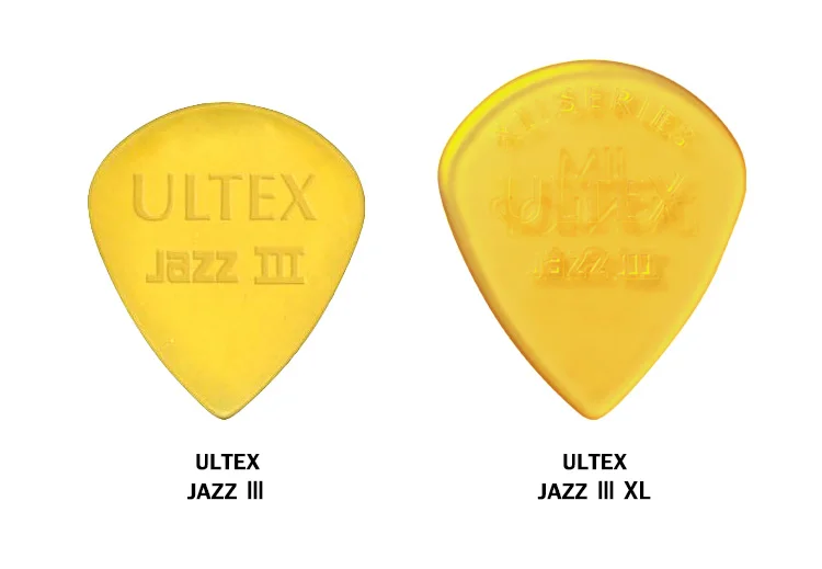 Dunlop Ultex Jazz III/Jazz III XL Guitar Pick Plectrum Mediator 1.38mm