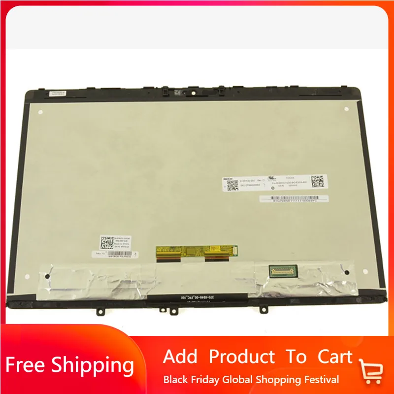 NEW 14 Inch Laptop Display Screen For Dell Latitude 7400 2 IN 1 Touchscreen FHD LCD Widescreen Complete Full Assembly Upper Part