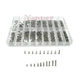 1000PCS Tiny Micro Screws for Eye Sun Glasses Watches Repair Tool Kit 18 Assortment