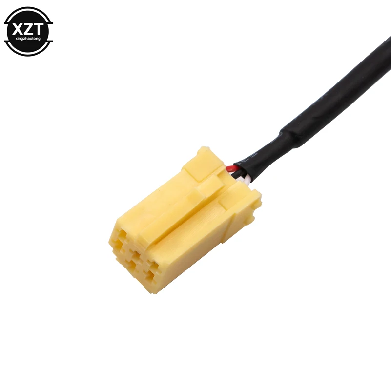 مشغل صوت ستيريو للسيارة مفتاحين راديو ، محول كابل رصاص لمدخل السيارة Aux ، مع Fiat Grande punde ، Al-fa #5