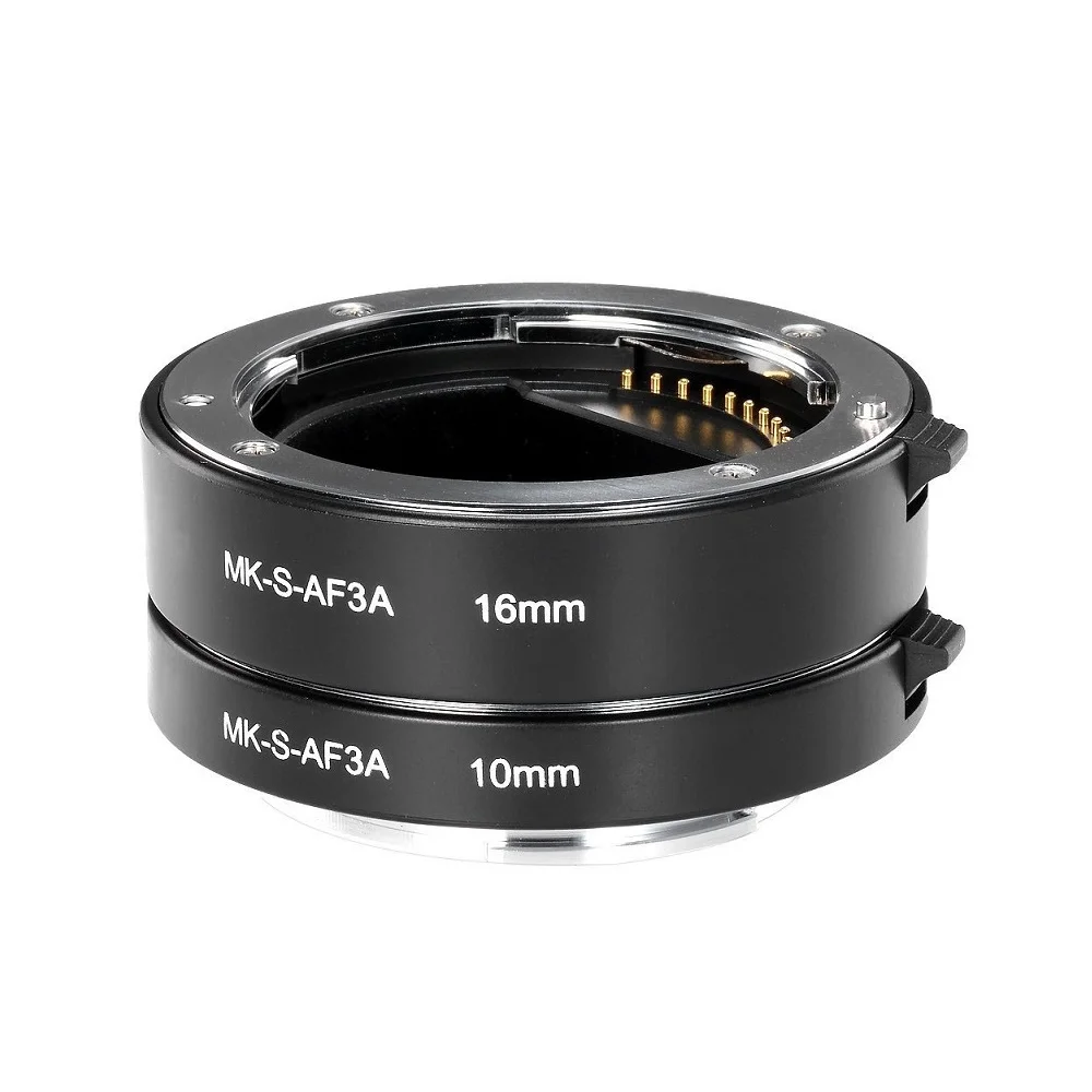 Meike Auto Focus Macro Extension Tube Ring 10mm 16mm for Sony E Mount NEX 3 5 6 7 NEX 3N 5T 5R A5100 A6000 A6300 A6500 A6400 A7