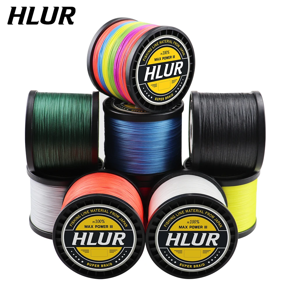 HLUR  Fishing Braid  300M  8 Strands Multifilament Fishing line Carp Fishing  20 30 40 50 60 72 88LB