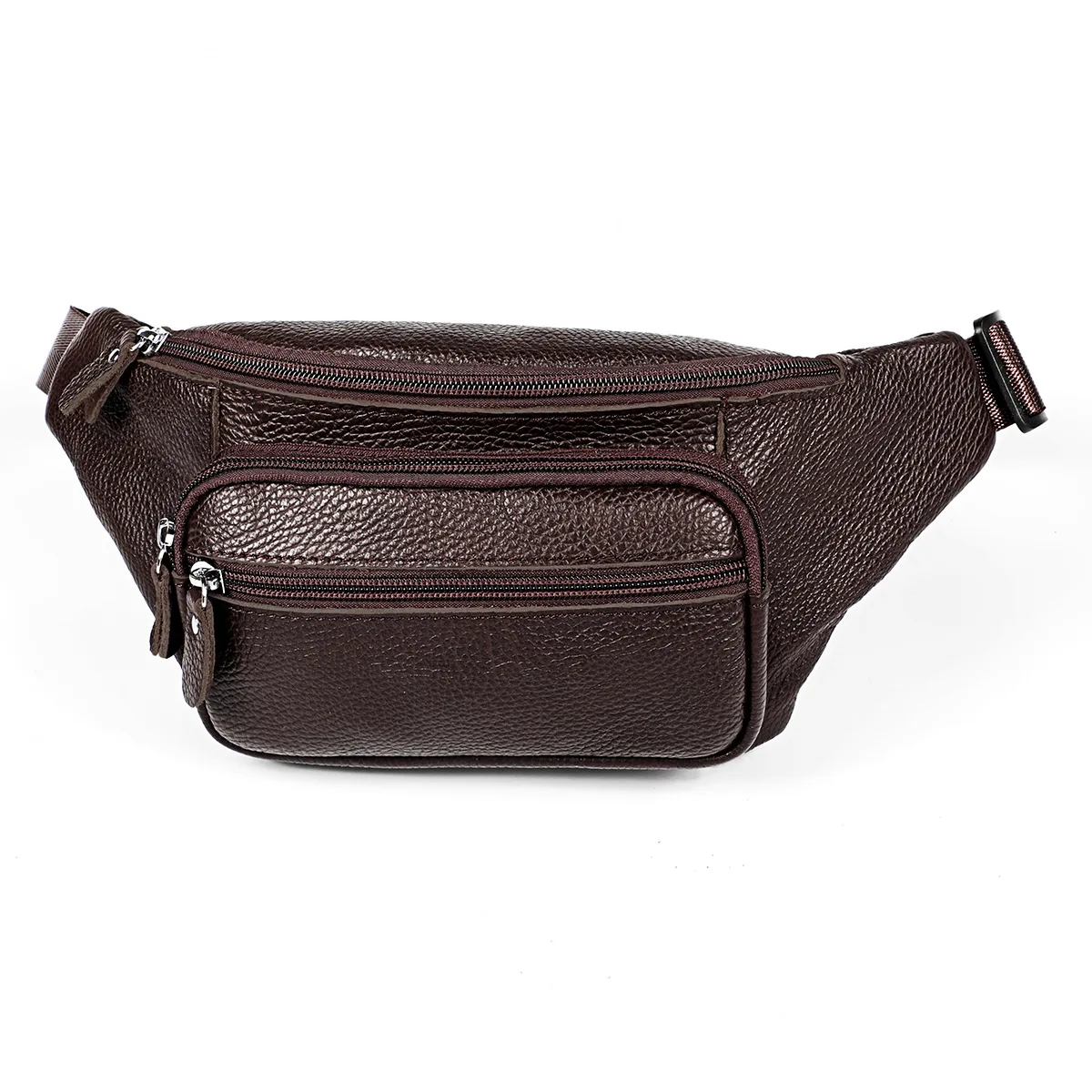 Men Bag Genuine Leather Cowhide Vintage Travel Riding Motorcycle Hip Bum Belt Pouch Fanny Pack Waist Purse Clutch Bag