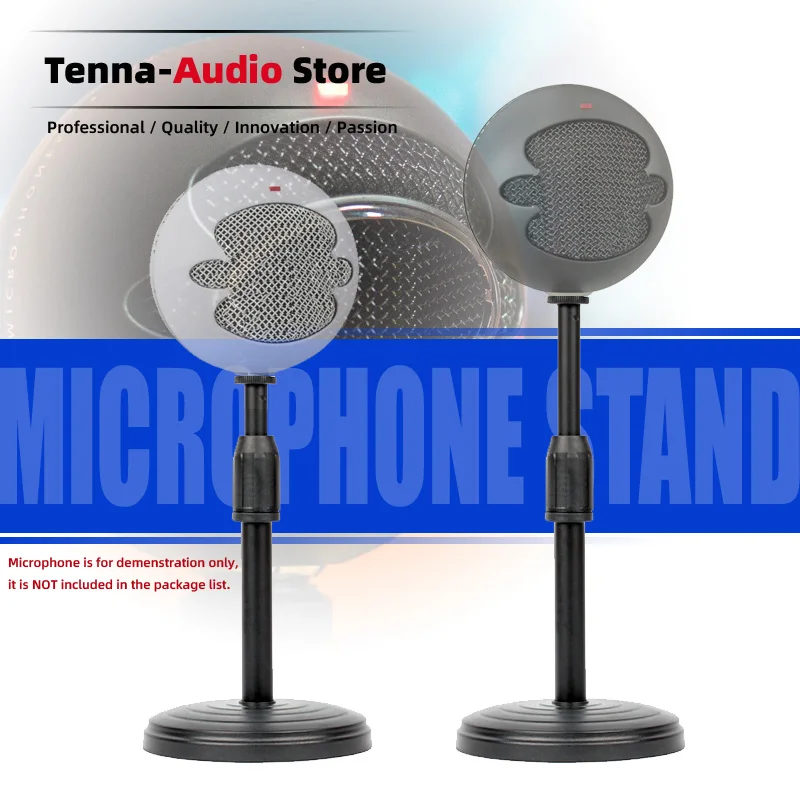 Extending Tabletop Mic Boom Mount Table Holder For BLUE SNOWBALL ICE Desk Microphone Stand Desktop SNOW BALL Adjustable Bracket