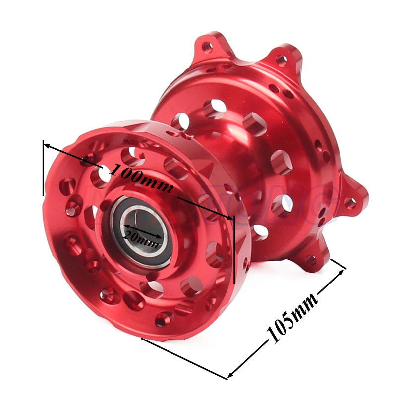 Motorcycle CNC Front And Rear Wheel Hub For HONDA CR 125 250 CRF250R CRF450R CRF450X CRF250X CRF 250 450 R X 00 01-14