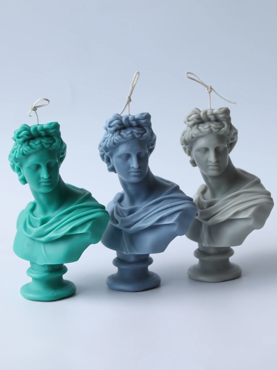 

PRZY Men Mold Silicone Large Size Plaster Statue Apollo Candle Moulds Soap Molds Clay Resin Moulds