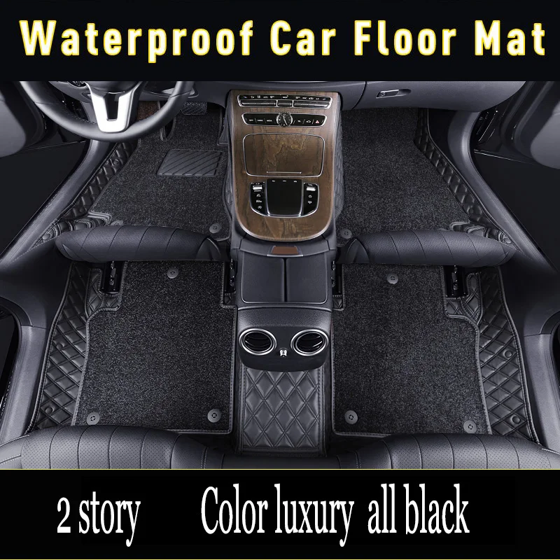 

Waterproof leather car floor mats for BMW x6 BMW e60 BMW x5 e53 bmw f31 custom foot mat car covers car accessories