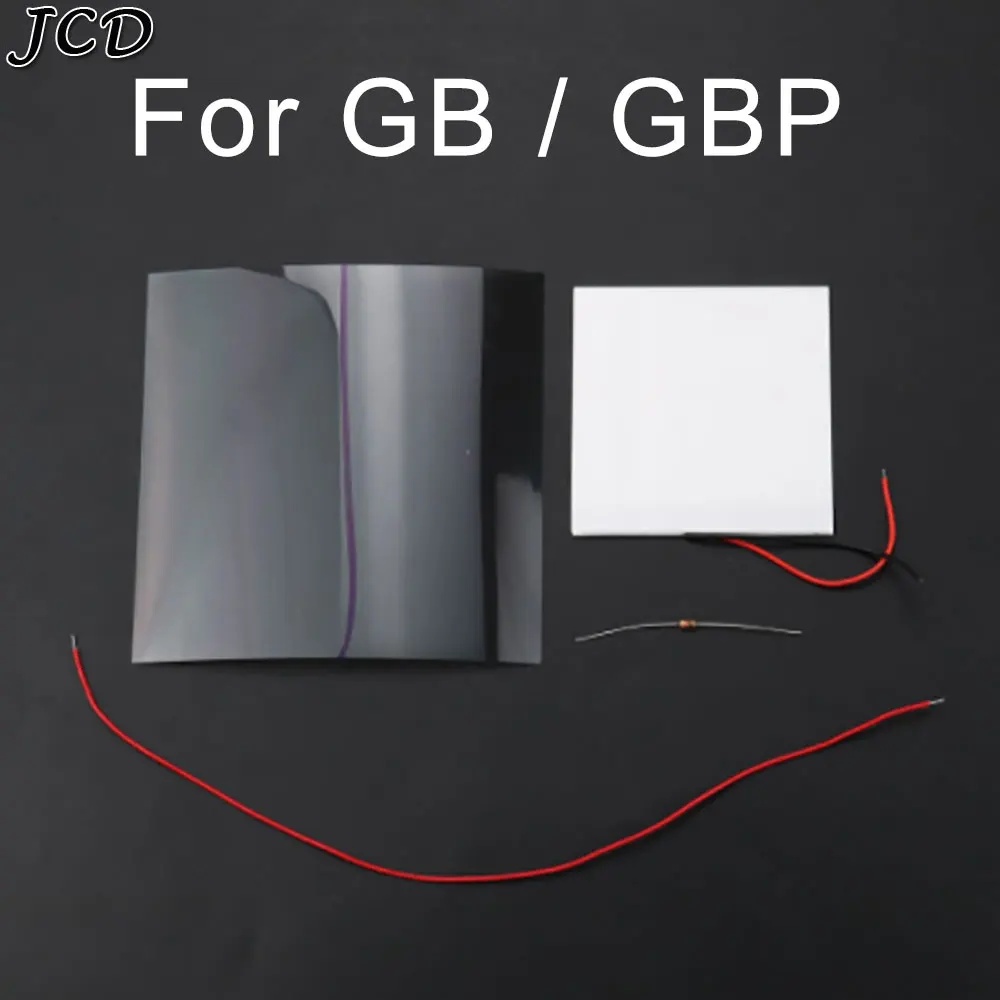 JCD DIY dla Gameboy DMG 001 GB GBP podświetlany moduł użyj chłodnego białego panelu LCD, aby podkreślić ekran za