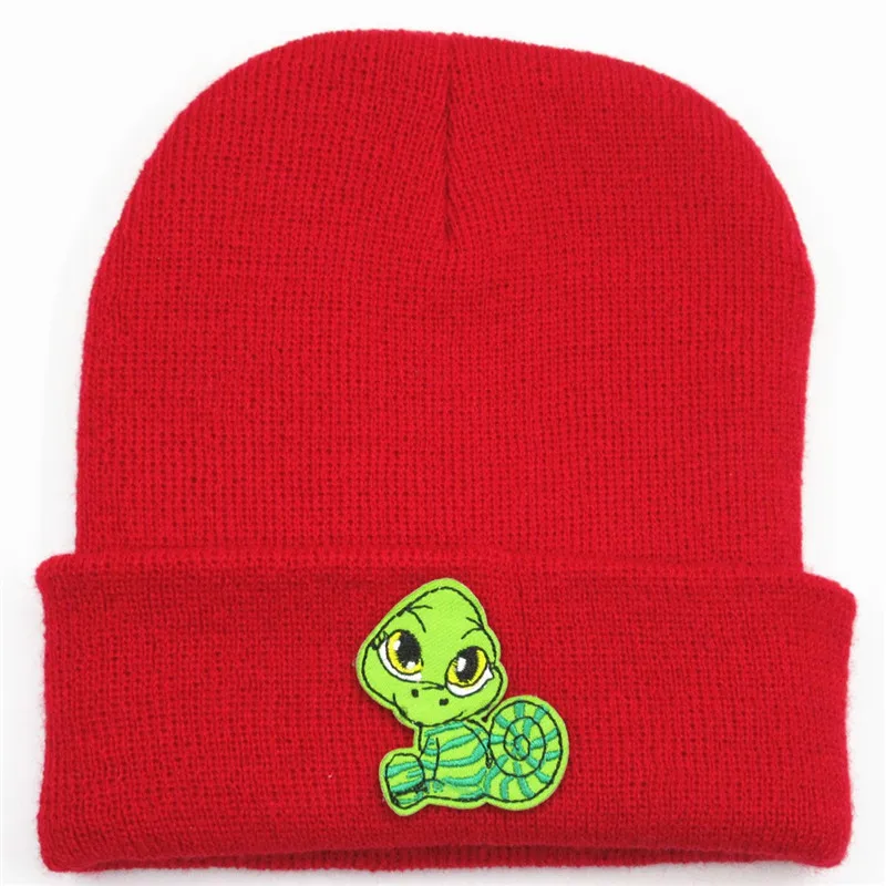 

Cartoon Snake Embroidery Cotton Thicken Knitted Hat Winter Warm Hat Skullies Cap Beanie Hat for Men and Women 123