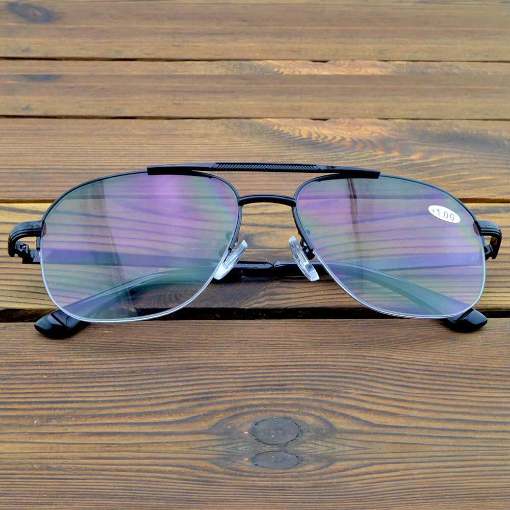 Oversized Gradient Gray Lens Anti-sunlight Indoor N Outdoor See Near N Far Progressive Multi-focus Reading Sunglasses +0.75 To+4