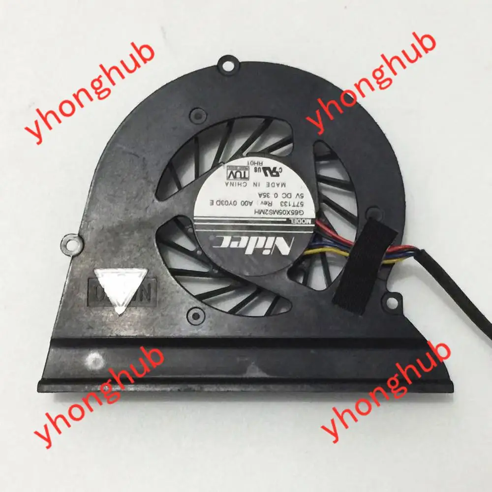 

Nidec M11X G65X05MS2MH 57T133 DC 5V 0.35A Server Bare Fan