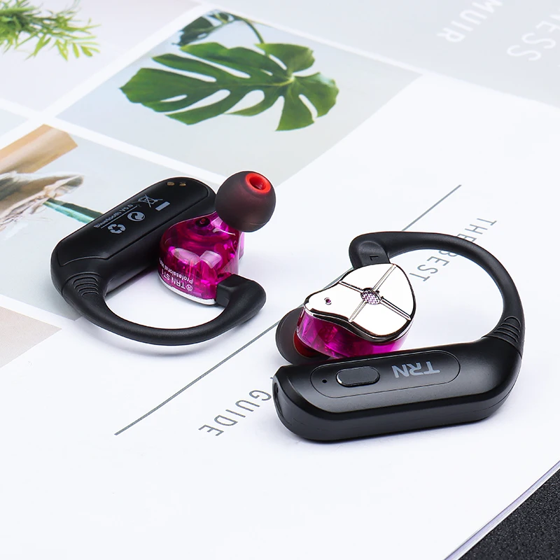 TRN ST1 1DD 1BA Hybrid In Ear Earphone HIFI DJ Monitor Running Sport Earphone Earplug Headset With TRN Kirin Conch ST5 BAX