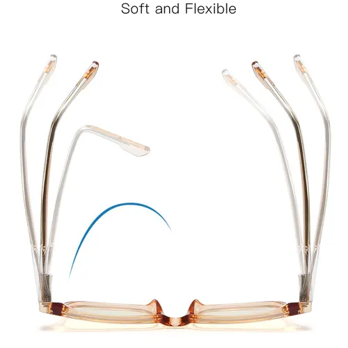 Imagen 2 del producto Gafas de bloqueo de luz azul para mujer, accesorio de moda, anteojos femeninos elegantes, marca de diseñador, recubrimiento antiarañazos UV400