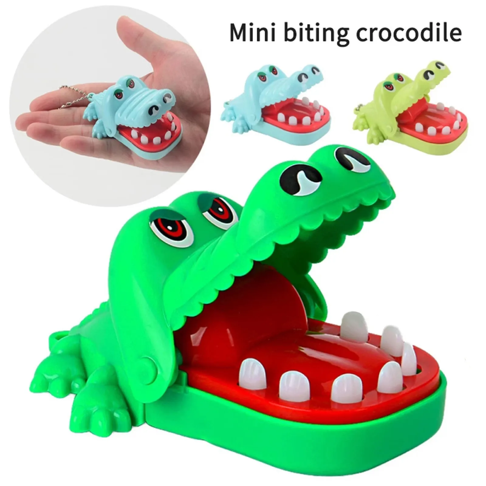 

Hot Sell Creative Practical Jokes Mouth Tooth Alligator Hand Children's Toys Family Games Classic Biting Hand Crocodile Game