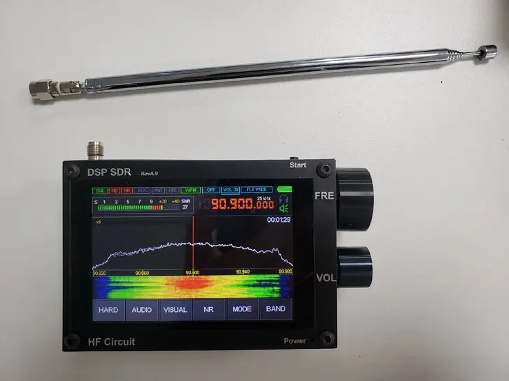 HIFI толще 3,5 "50 кГц-200 МГц/2 ГГц Малахит DSP SDR ресивер Malahit SDR коротковолновый радиоприемник