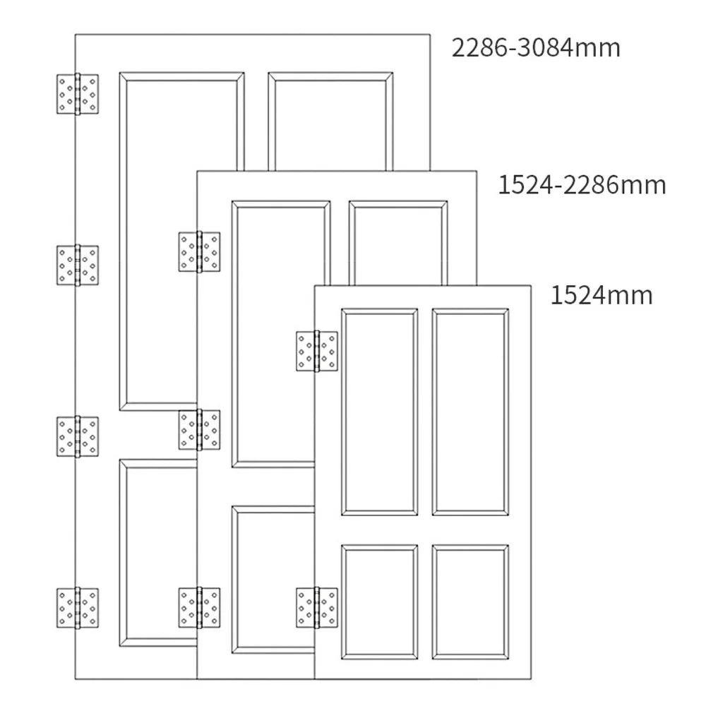 Door Hinge Fire Rated  Spring Hinges Built In Door Closers Door Connector Accessories Durable Furniture Hinges