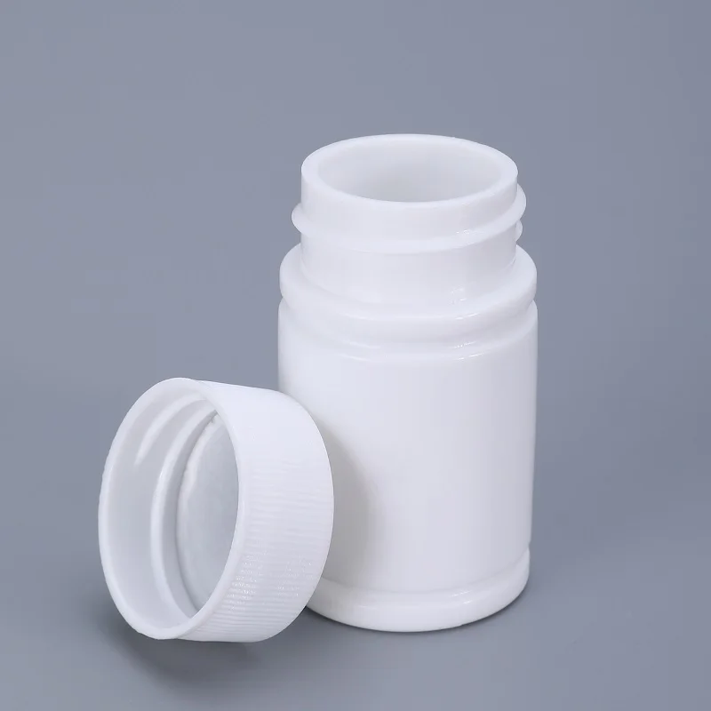 100PCS of 20ML small plastic bottle with lid for Medicine capsule pill Food Grade Container Pharmaceutical refillable bottles