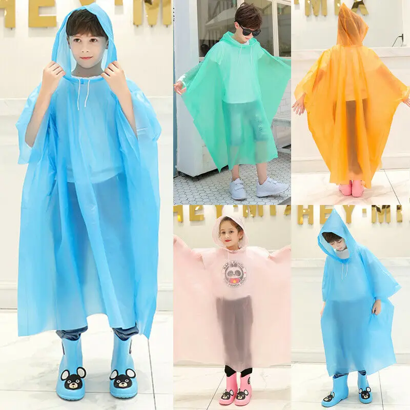 Raincoat Children Funny Cartoon Baby Kids Hot Rainwear Cute Waterproof Hot Children Raincoats Kids Funny Rain Coat