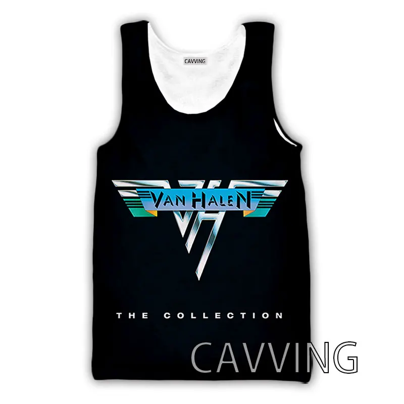 CAVVING 3D Printed  Van Halen Band  Tank Tops Harajuku Vest  Summer Undershirt Shirts Streetwear for Men/women