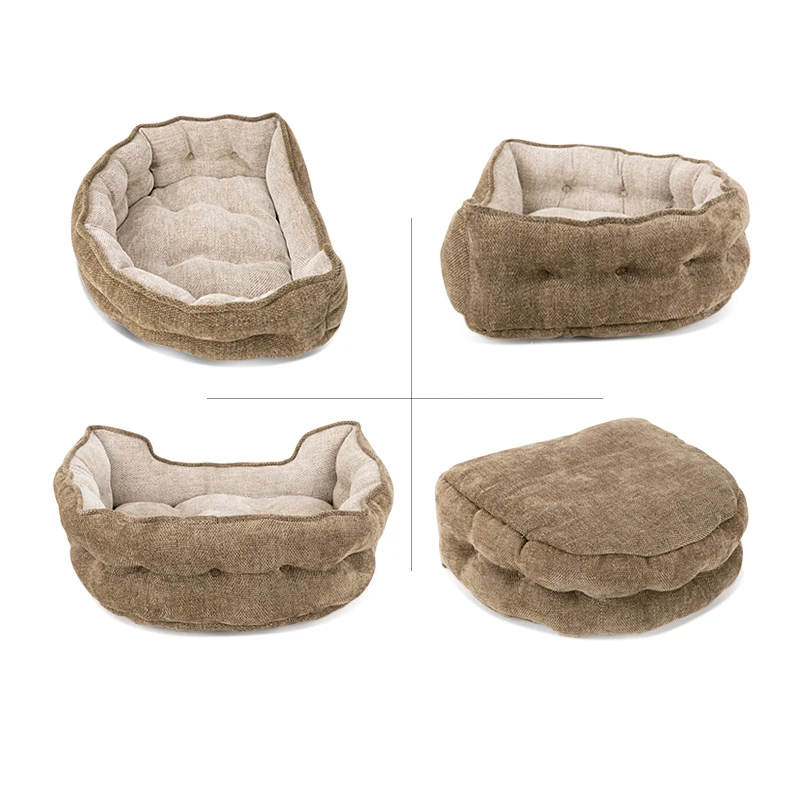 Imagem -04 - Cama para Animais de Estimação Truelove Super Macia Pelúcia Tapete para Cachorro para Casa ao ar Livre Almofada Redonda Acessórios de Dormir Tlr1901