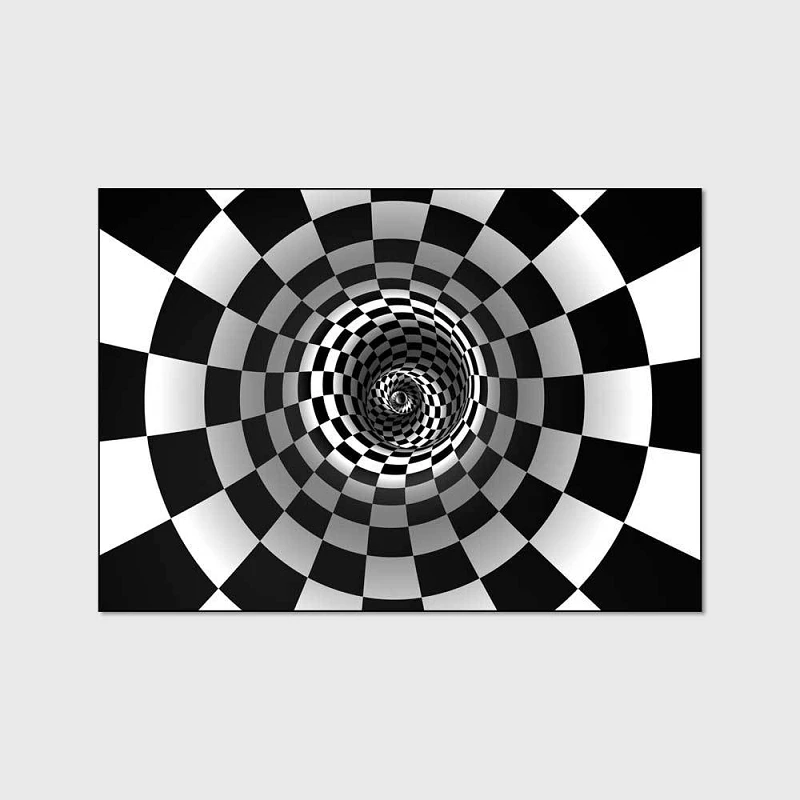 Bubble Kiss 3D Vortex Illusion Rug And Carpets For Home Living Room Non-Slip Area Rugs Creative Illusion Doormat Customized Rug