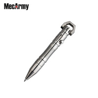 MecArmy TPX8 Keychain Bolt Action Tactical Pen Mini Titanium pen with Germay LAMY M22 Refill for everyday carry