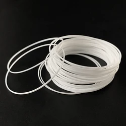 White Gasket 0.35mm Thick 0.6mm High 25-34.5mm I Ring Fits Front Watch Crystal Glass Repair Parts Watches Accessories，1pcs