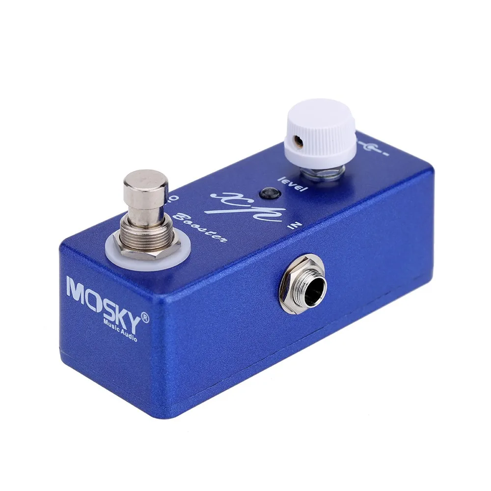 MOSKY XP Electric Guitar Bass Effects Pedals Stage Audio True Bypass Processsor Booster True Bypass Metal Shell Switching Guitar