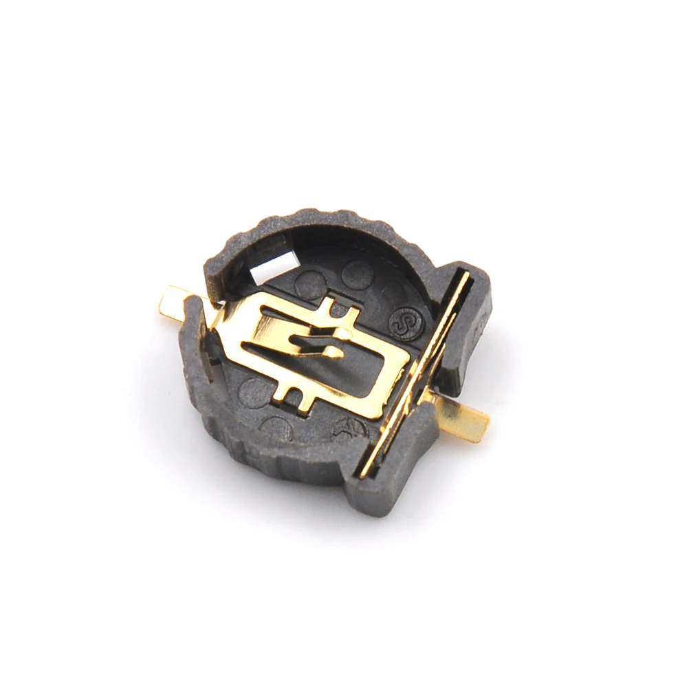 5 قطعة/المجموعة BS-1220-2 بطارية حامل CR1220 عملة أصحاب SMD 1220 البطارية حامل المقبس حالة الخليوي بطاريات صناديق صناديق الداكن