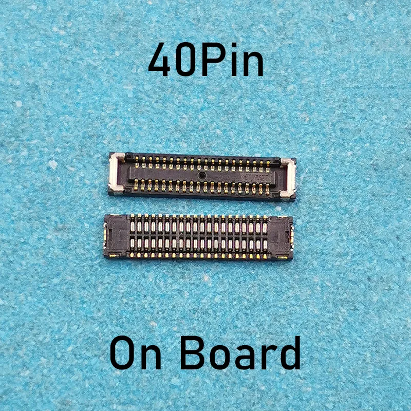 2pcs 40pin LCD Display FPC Connector On Motherboard for Xiaomi 10T 10Tpro Pocophone POCO X3 X3 Redmi 9 Note 9 Pro 5G K30S