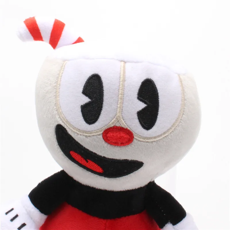 23CM Game Mugman Plush Doll Cartoon Cuphead Plushie Toys Soft Puphead Stuffed Toy For Kids Children Birthday Christmas Gifts