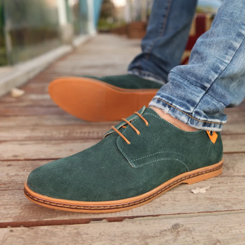 Pig Suede Business Shoes Men 2023 Elegant New Arrival Large Size38-48 Formal Shoes Man Spring Shoe