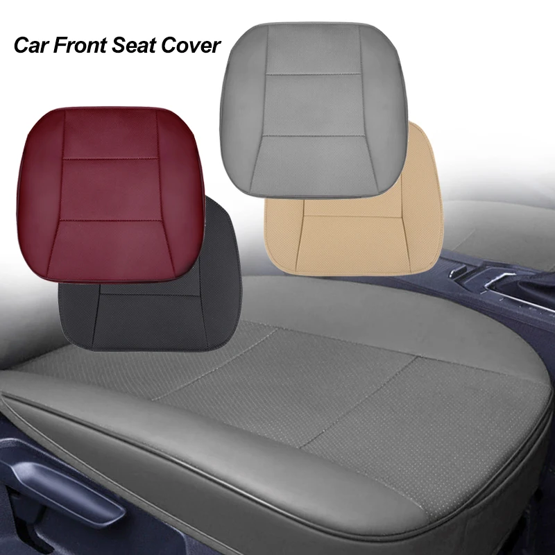 

Universal Car Front Seat Cover Breathable PU Leather Cushion Protector Mat Auto Seat Cushion Car Interior Accessories