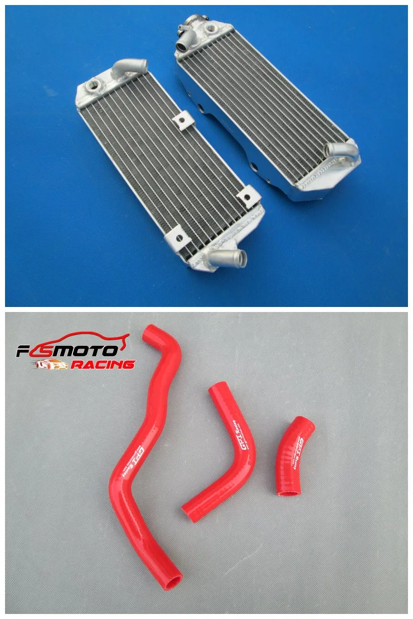 All Aluminum Radiator + Silicone Hose for 2000 -2008 Suzuki DRZ400S DRZ400SM 2001 2002 2003 2004 2005 2006 2007 2008