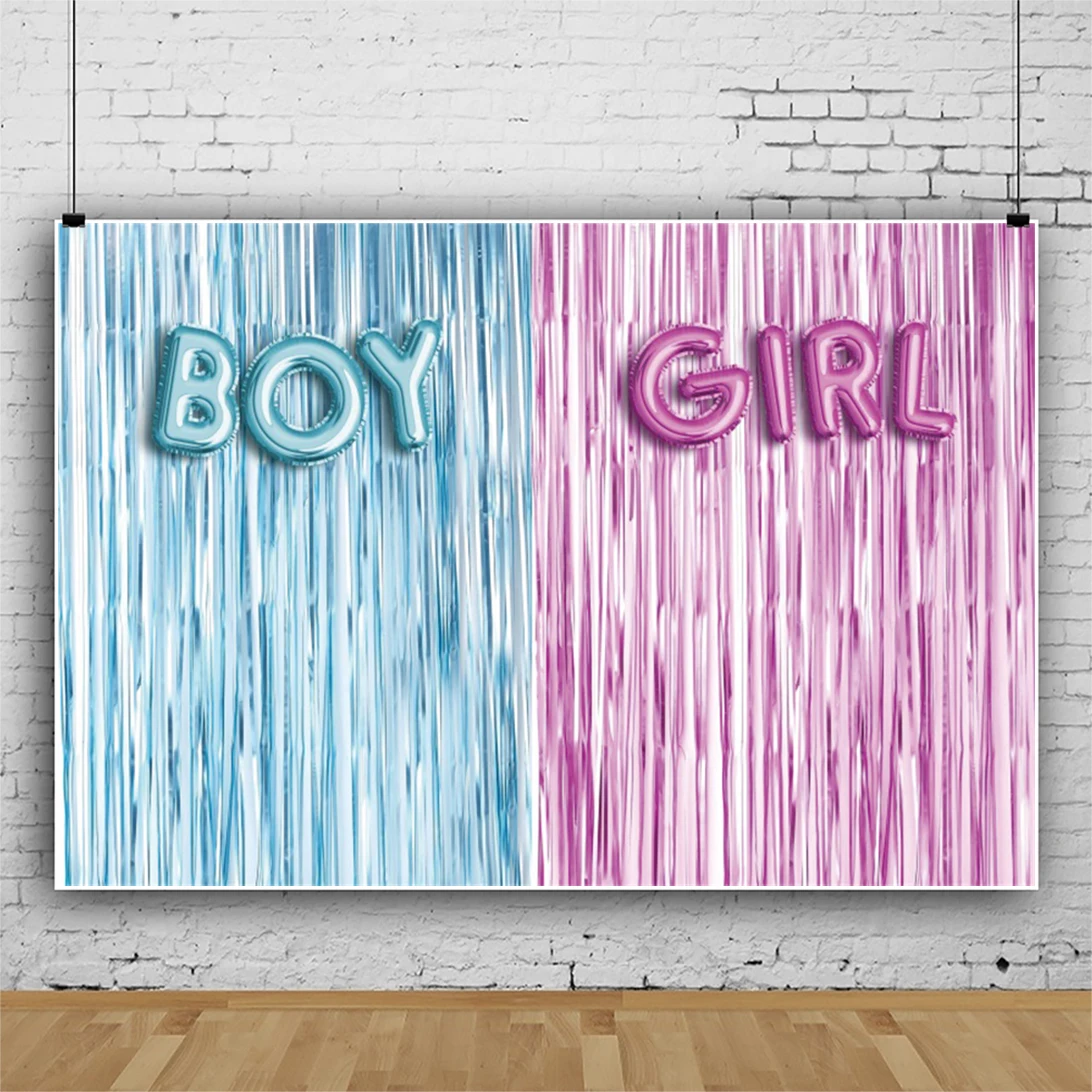 Baby Shower Party Boys Or Girl Baptism My First Communication Gender Custom Banner Photography Background Photo Backdrop