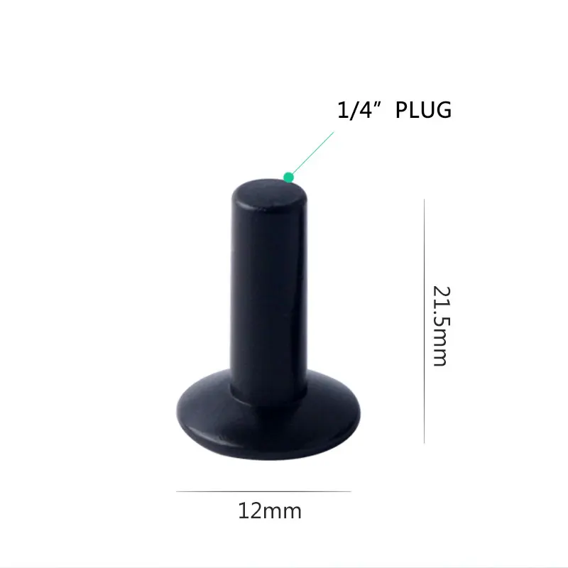 1/4" TUBE Hard horn Plug Bolt black blocking Quick Pipe  Rainforest spray Misting Nozzles System Coupling Adapters Water Filter