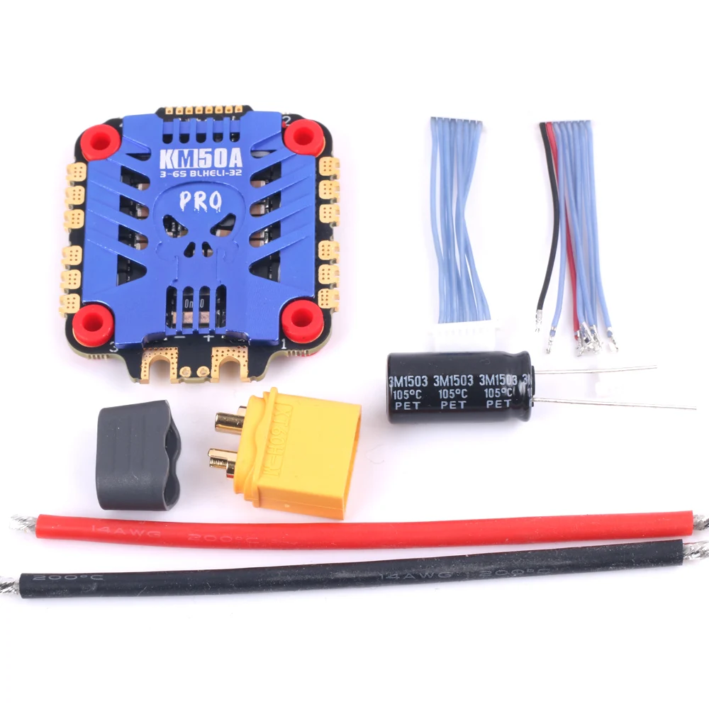 Skystars KM50A Pro 3-6S 4In1 ESC 32bit ESC Speed Controller Board Support BLHELI_32 DSHOT1200 for FPV RC Racing Drone