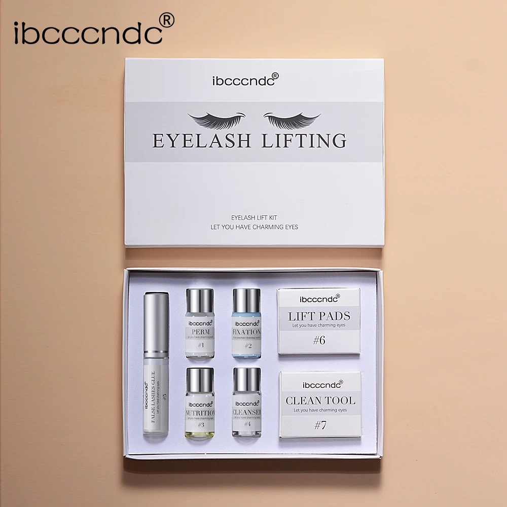 Professional Lash And Brow Lamination Kit Supplies With Brush Eyebrow Lifting Perming Cream Brow WrapSemi Permanent Keratina 2PC